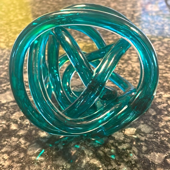 Torre & Tagus Orbit Glass Decor Ball - Picture 3 of 3